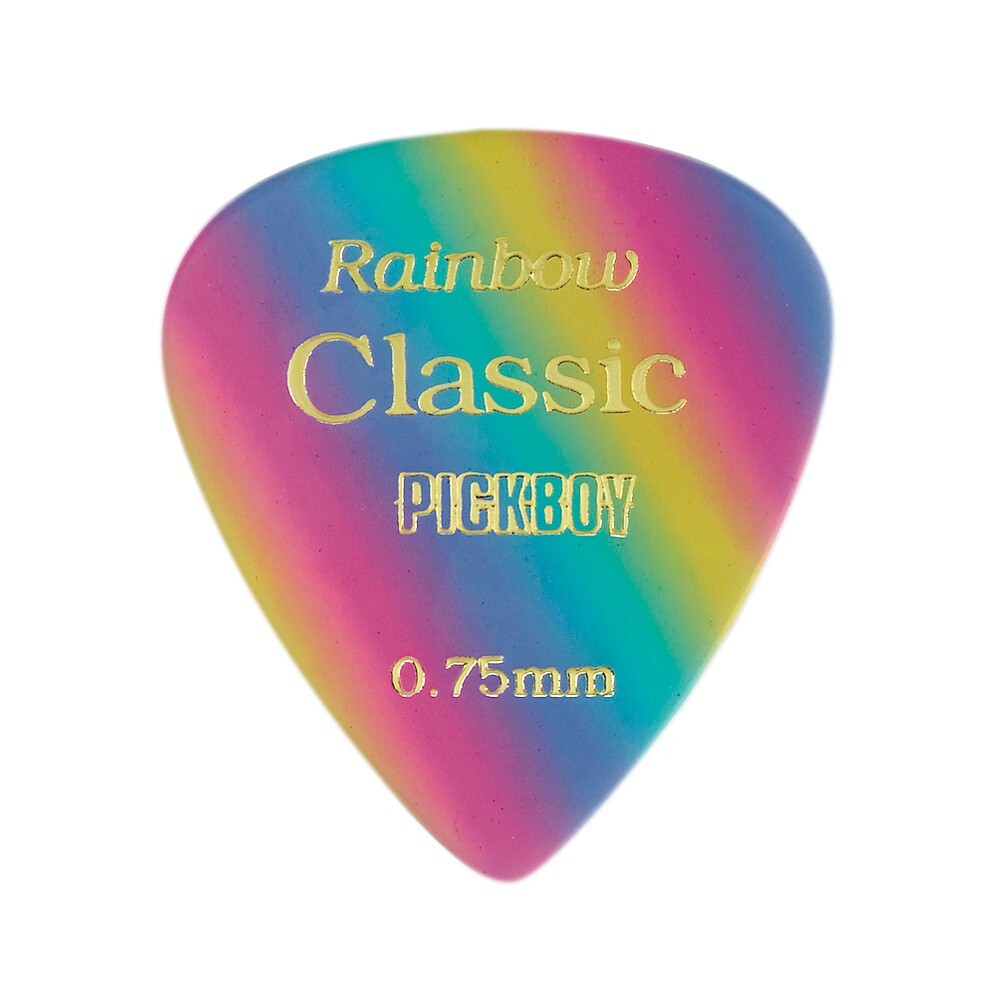Pick Boy Vintage Pick Celluloid Rainbow (10pack) .75 mm eBay
