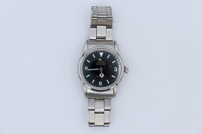 Vintage Rolex Explorer 1016 Matte Black Dial Rivet Stretch Oyster