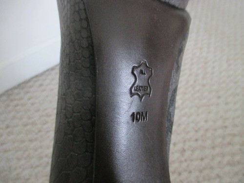Tory Burch Jude Snake Embossed Heels Size 10 NEW $295.00 - Picture 8 of 9