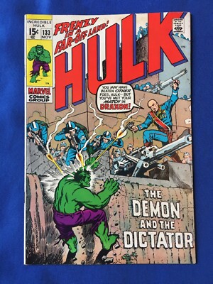 Incredible Hulk #133 FN/VFN (7.0) MARVEL ( Vol 1 1970)