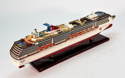 Crucero clase Carnival Pride Spirit barco de madera modelo 33" escala 1:350 - Imagen 4 de 12