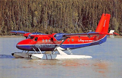 De Havilland DHC-6 Twin-Otter 100 c/n 8 C-FCCE LA RONGE 1988  Airplane Postcard