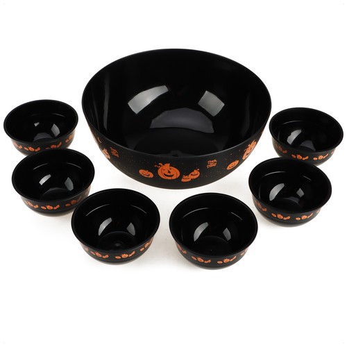 7-teiliges Set Snackschalen Halloween - Set Snackgeschirr aus großer Schüssel - Bild 4 von 8