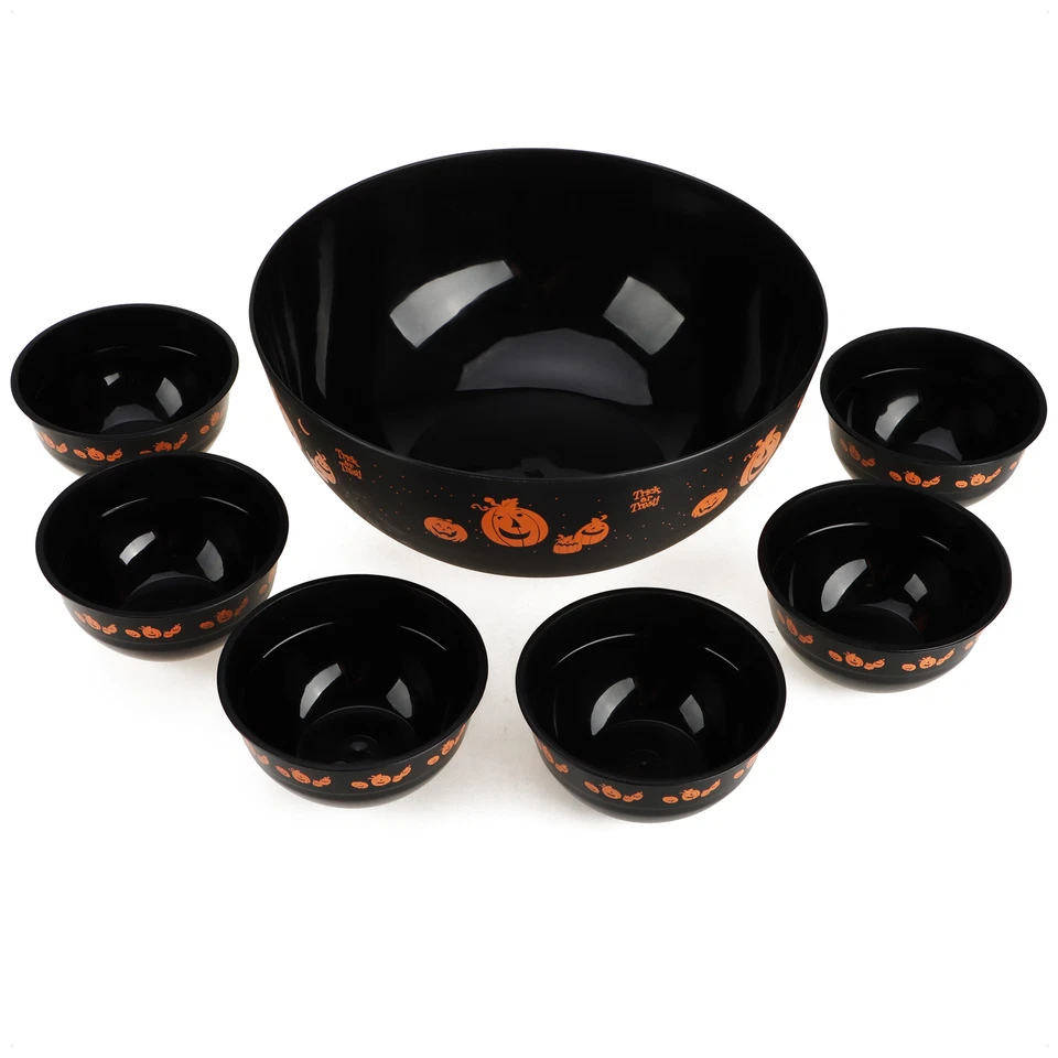 7-teiliges Set Snackschalen Halloween - Set Snackgeschirr aus großer Schüssel - Bild 4 von 4