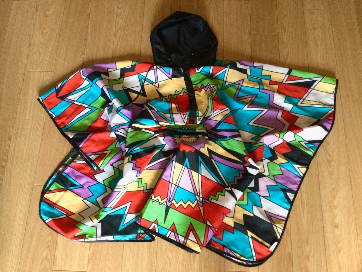 Designer HENRIK VIBSKOV Regenponcho QUINNY Cape Bunt mit Kapuze
