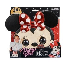 Purse Pets Disney Minnie Mouse Interactive Pet Toy  Shoulder Bag with Sounds.