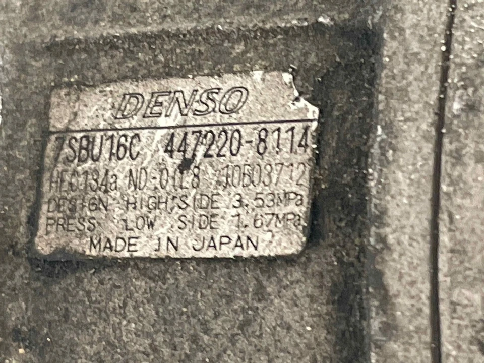 BMW 540i 2001 aire acondicionado compresor bomba polea OEM 64526910460 Foto 2 de 4