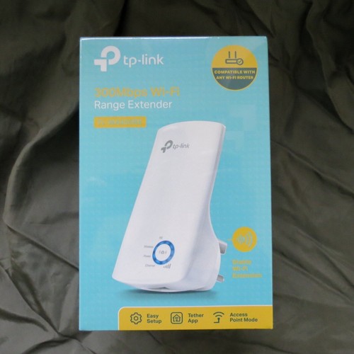 TP-Link TL-WA850RE N300 universal range wi-fi extender, new sealed - 第 2/7 張圖片