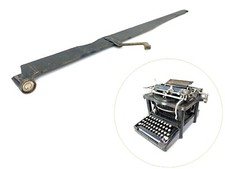 G Key & Wood Sublever for Remington Typewriter Antique Standard No.6 No.7 Vtg thumbnail