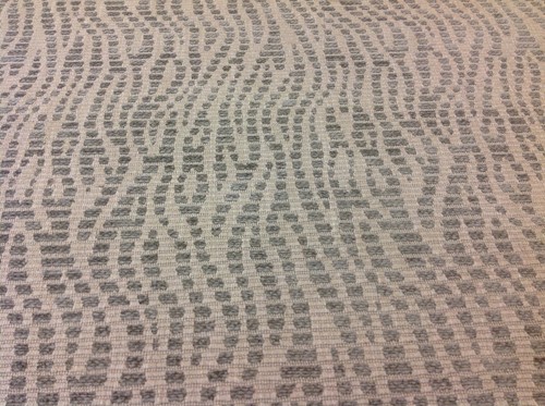 Clarence House Chenille Wavy Line Upholstery- Caldera/Grey (34831-2) 10.70 YDS - Picture 2 of 3