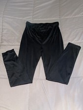 Black Maternity Cloth Leggings, Medium SHEIN Comfort Lounge Over The Belly