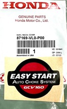 Honda Mark Emblem Recoil Cover 87169-vl0-p00 Oem Easy Start Auto Choke System