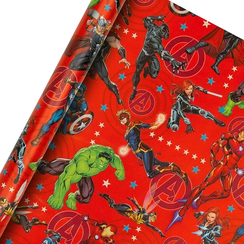 Hallmark AVENGERS BIRTHDAY Wrapping Paper Rolls 2 Metres  CHOOSE  1 - 36 ROLLS
