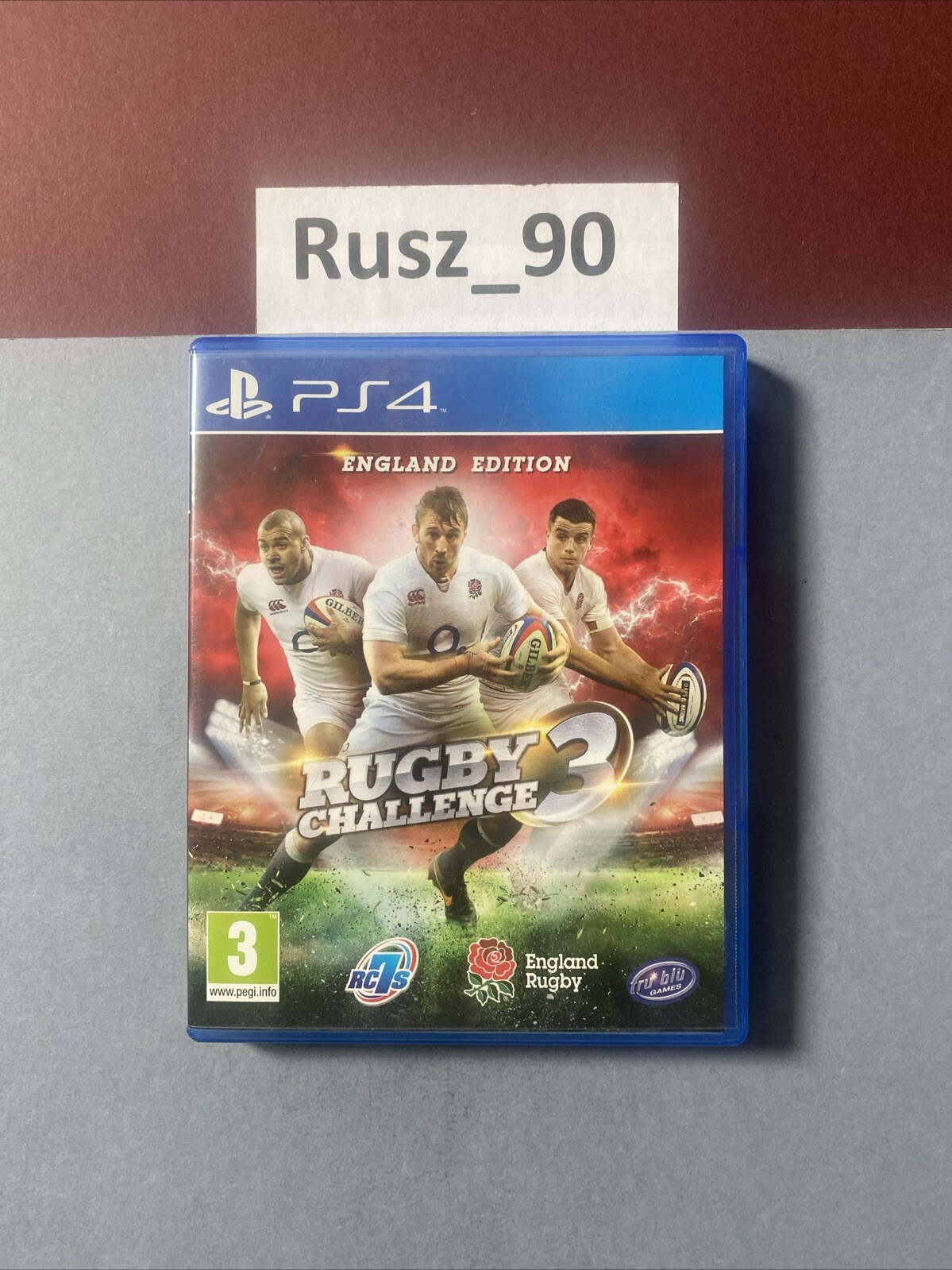 Rugby Challenge 3 PS4/5 PlayStation 4/5 with Manual PEGI 3 UK PAL IN EXC COND