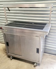 Victor Heated Display Unit Glass Top Food Warmer with Moffat Storage