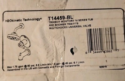 Delta T17038 Lahara Monitor 17 Series Valve Trim Only