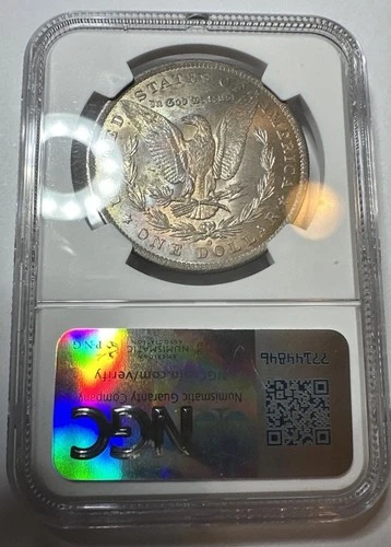 1883-O Morgan Silver Dollar $1 - NGC MS61 - New Orleans Toner Rainbow 🌈