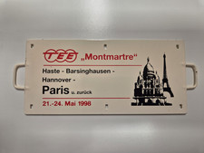 TEE- Zuglaufschild metall - Sonderzug