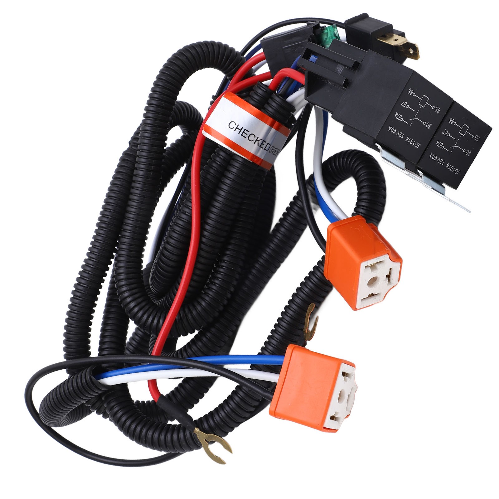 H4 Headlight Relay Conversion Harness High Stability For OEM Headlights Flexible