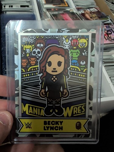 Becky Lynch [Black] #9 2025 Topps WWE x BAPE Baby Milo card