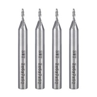 4 Stk.Gerade SchaftfräSer Cnc FräSer 2 FlöTe 6Mm Schaft 2Mmx7Mm