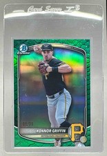 Konnor Griffin 2025 Bowman Chrome Draft #BDC-102 Green Reptilian Refractor /99