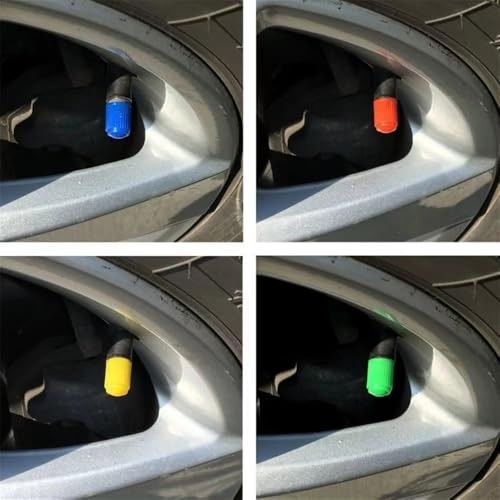 Pcs Tire Valve Stem Caps Upgraded Version with Sealing Ring for Car, 16 - Picture 8 of 8