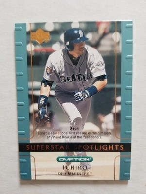 2002 Upper Deck Ovation #94 Ichiro Suzuki Superstar Spotlights Mariners