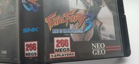 Fatal Fury 3 NEOGEO AES US Korean ver. SNK complete Korea *RARE*