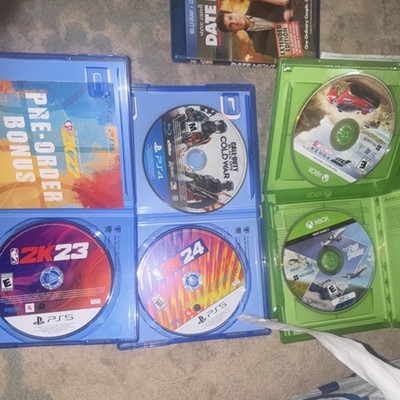 2K, Activision, Microsoft NBA 2K23/2K24 PS5, COD Cold War PS4, Forza/Flight Xbox