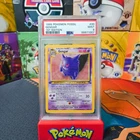 PSA 9 MINT 1999 Pokemon Fossil Gengar 1st Edition 20