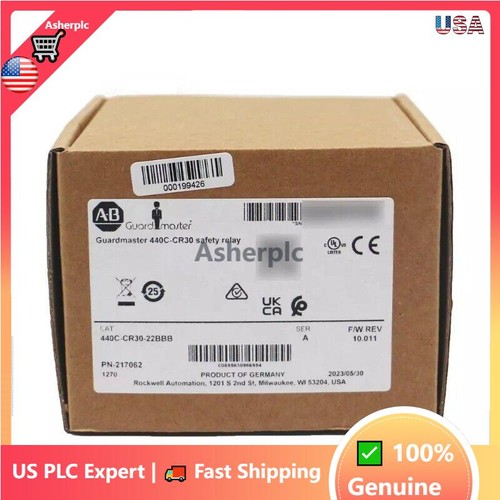 Allen Bradley  440C-CR30-22BBB GuardMaster Safety Relay 24 V US Free Tax - Picture 1 of 4