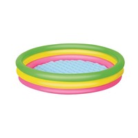 Bestway Aufblasbares Becken 3 Ringe Gepolsteter Boden 152X30 Cm +2 Jahre Gart