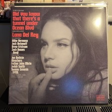 Brand New Lana Del Rey Ocean Blvd Vinyl LP Target Exclusive Dark Pink w/Poster