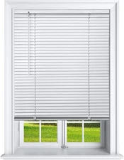 Cordless 1 Inch Window Blinds, Cordless Blinds Light Filtering Mini Blinds 34...