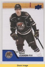 2020-21 Upper Deck AHL Blue Brett Leason #43 READ 1a9z