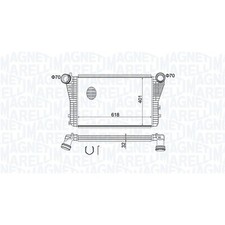 MAGNETI MARELLI 351319204030 INTERCOOLER OF COMPRESSED AIR COMPRESSOR ORIGINAL
