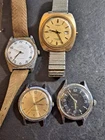 4 Vintage TIMEX Mechanical AUTOMATIC SELF-WINDING Watch PROJECTS As Shown!