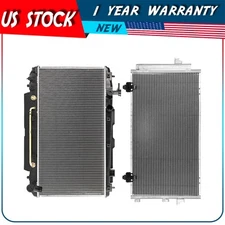 Radiator and AC Condenser Kit For 2001 2002 2003 2004 2005 Toyota RAV4
