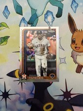 Isaac Paredes Topps Chrome Update 2025 Refractor