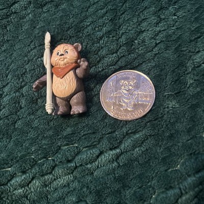 Star Wars Ewoks Cartoon Wicket w/ Coin And Stick 1985 Kenner