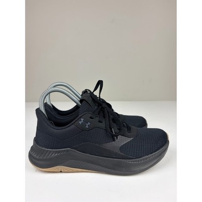 Under Armour Charged Aurora 2 Training Shoes Women's 6 Black Athletic Sneaker