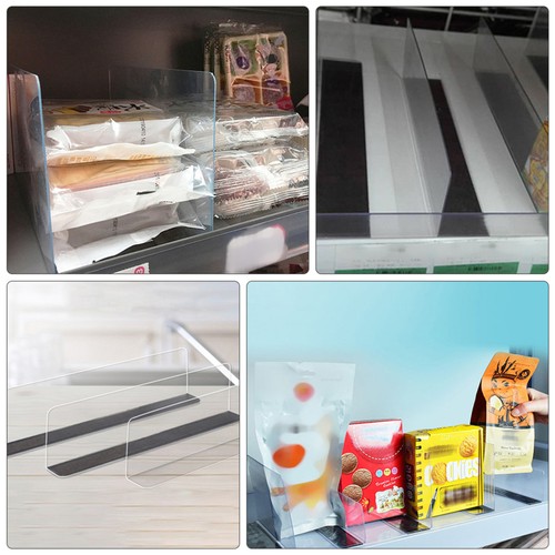 5 Pcs Shelf Divider Office Shopping Dividers Warehouse Metal Magnet - Picture 9 of 12
