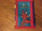 Vintage 1994 Power Rangers Red Ranger Lenticular Tri Fold Wallet Anime Cartoon