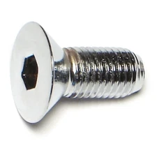 5/16"-24 x 3/4" Chrome Grade 8 Flat Socket Cap Screws (10 pcs.)