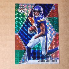 Justin Jefferson [Green Mosaic] #209 Prices [Rookie] | 2020 Panini