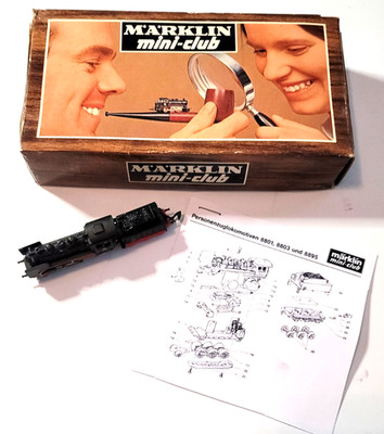 Z Marklin 8803 2-6-0 BR 24 058 Express Loco 3-pole DB (tested) in box #9