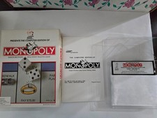 Monopoly by Virgin Leisure Games IBM PC 5.25" Computer Game CIB 1989