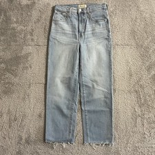 Madewell Jeans Womens Size 26 The Perfect Vintage Straight Jean Light Wash Blue