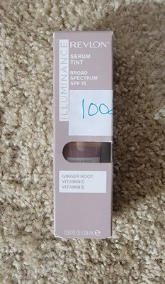 Revlon Illuminance Tinted Serum SPF 15 Buff Beige Ginger Root Vit C E 0.94oz